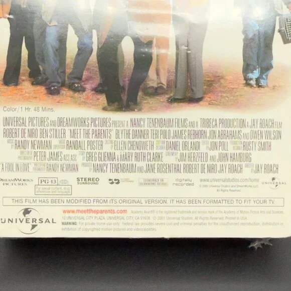 Meet the Fockers VHS, 2005 SEALED  Ben Stiller Robert DeNiro Dustin Hoffman - Picture 7 of 7